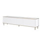 Hanah Home Soporte de TV Imaj - Marble, White